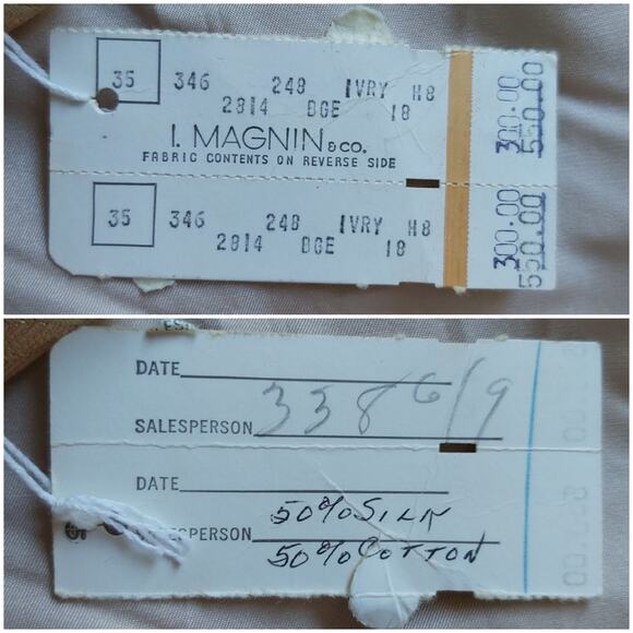 Vintage I.MAGNIN Countess Alexander Dress & Jacket Set Size Medium - Picture 10 of 11